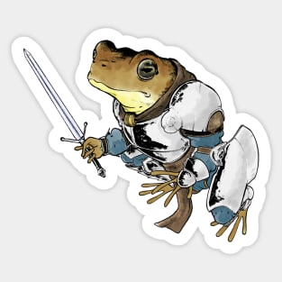 Colorful Toad Knight Sticker